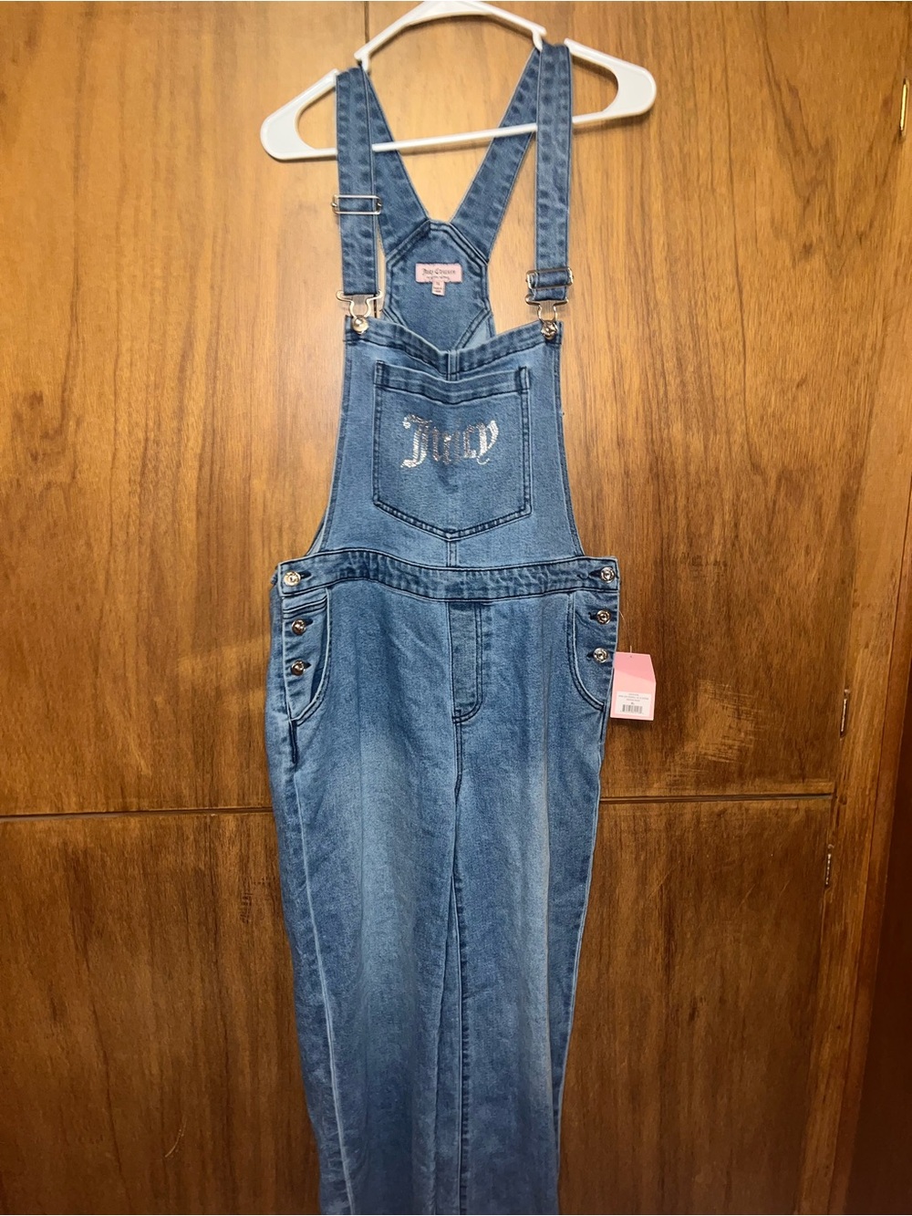 NWT Women’s Juicy Couture Denim Overalls Size XL